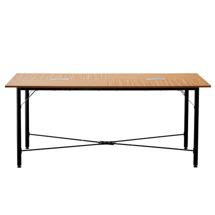 Conference Table 1800mm, Seats 6-8, Metal Legs