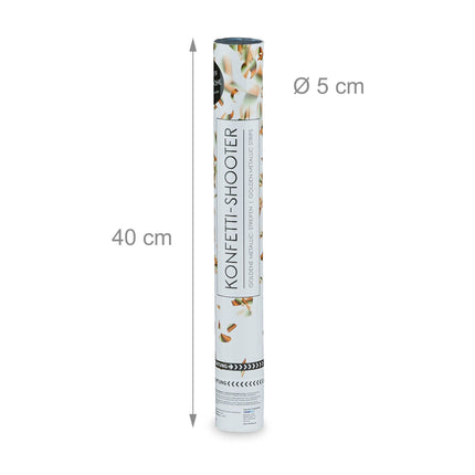 Tun confetti 40 cm auriu