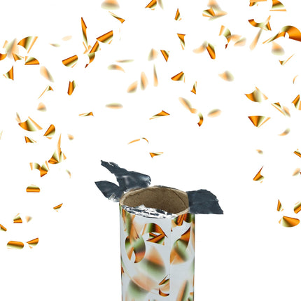 Tun confetti 40 cm auriu