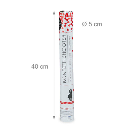 tun confetti 40 cm inimioare