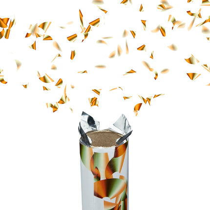 Confetti cannon 80 cm gold