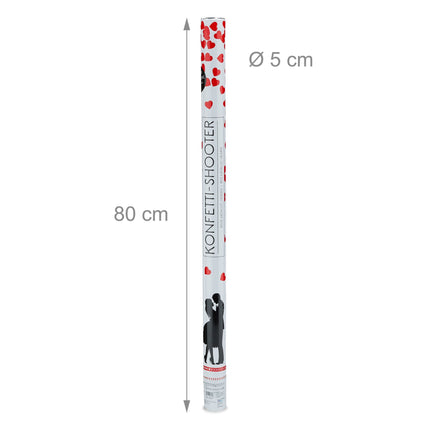 tun confetti 80 cm inimioare