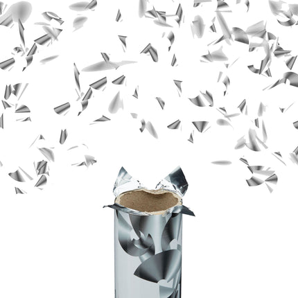 Tun confetti 80 cm argint