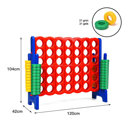 Connect Four Game 4 Wins Board Sets Patru la rând Joc cu 42 de inele Jumbo