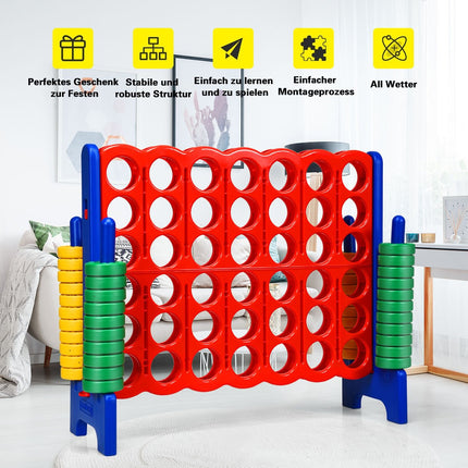 Connect Four Game 4 Wins Board Sets Patru la rând Joc cu 42 de inele Jumbo