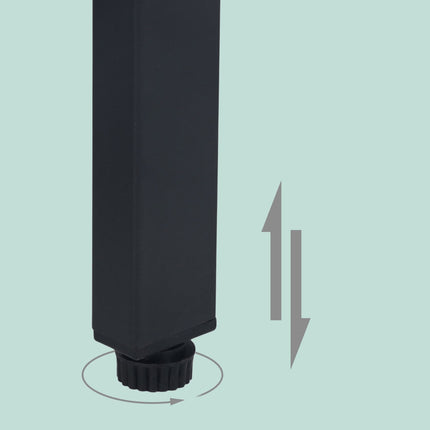 Masă consolă cu 3 rafturi din sticlă - Design modern
