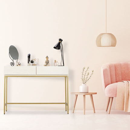 Console table with drawers
