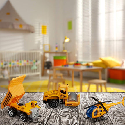 Vehicule de constructii pentru copii - set de 6