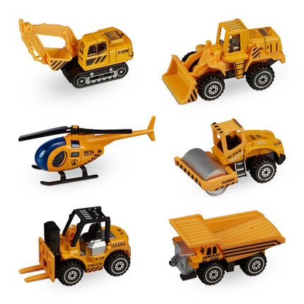 Vehicule de constructii pentru copii - set de 6