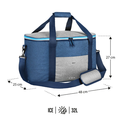 Geantă frigorifică, albastră, capacitate 32 l