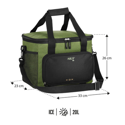Geantă frigorifică, verde, capacitate 20 l