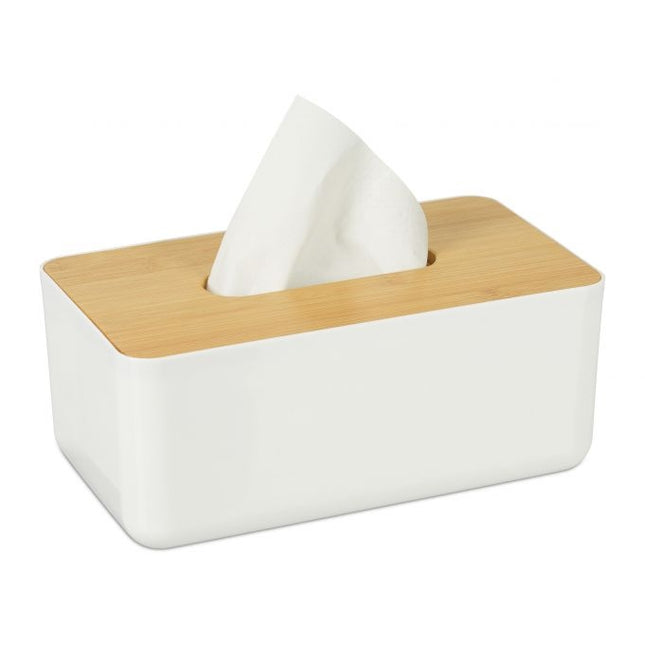 Cutie cosmetica pentru servetele de hartie cu capac din lemn