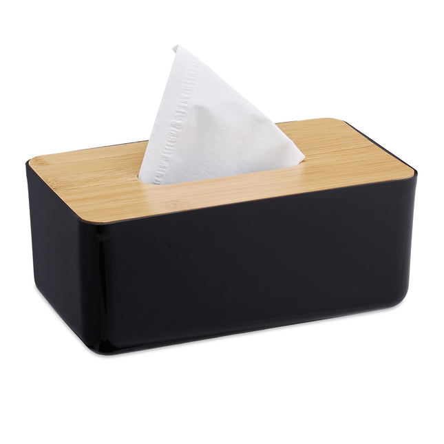 Cutie cosmetica pentru servetele de hartie cu capac din lemn