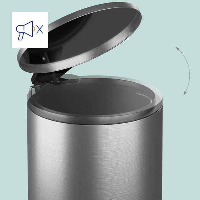Cosmetic container in stainless steel 3 l