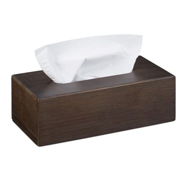 Cutie pentru servetele cosmetice Maro bambus