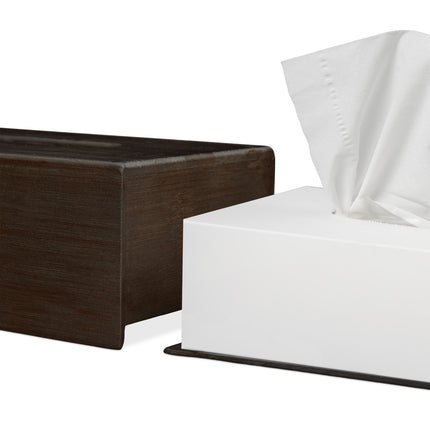 Cutie pentru servetele cosmetice Maro bambus
