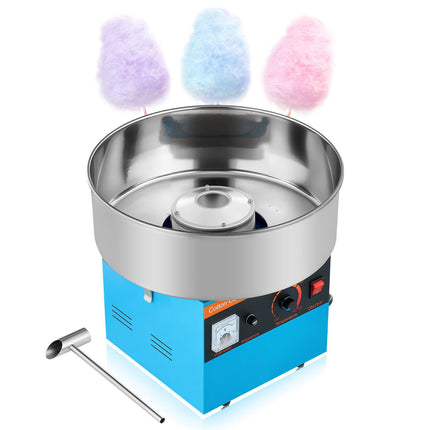 Cotton Candy Machine, 1000W, 38cm Steel Bowl, Scoop