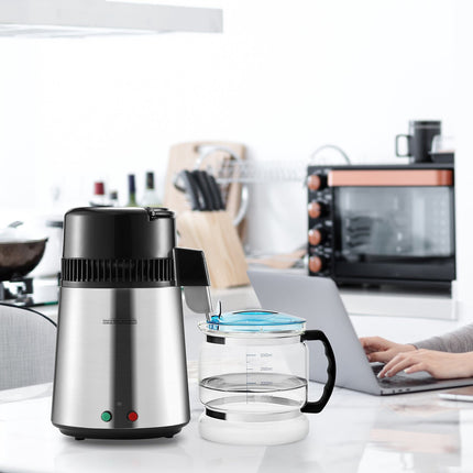 Countertop Water Distiller 4L, 750W, Stainless Steel