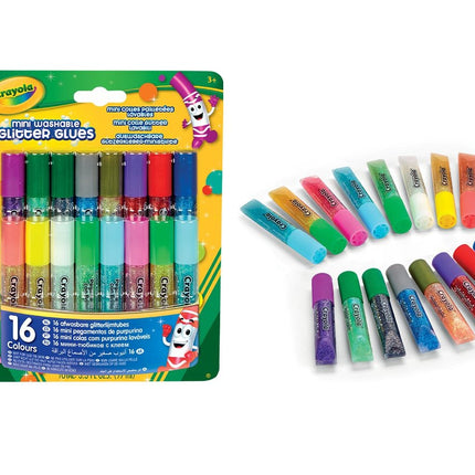 Crayola Lipici cu sclipici, 16 buc.