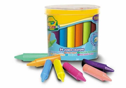 Crayola Minikids Creioane cerate Jumbo, 24 buc.