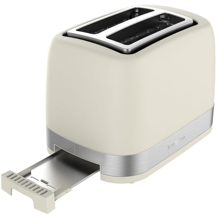Prăjitor de pâine cremos cu 2 felii – 7 niveluri de rumenire, 1050 W