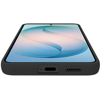 Carcasă Cromo Soft Rubber pentru Samsung Galaxy S26 FE 5G, Neagră