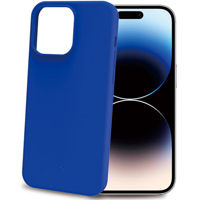 Cromo Soft rubber case iPhone 15 Pro Blue