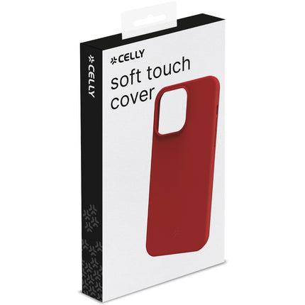 Cromo Soft rubber case iPhone 15 Pro Red