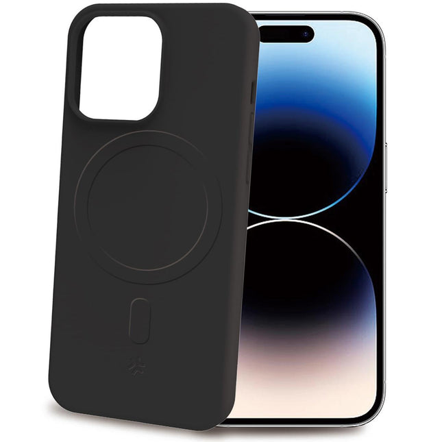 Cromomag Magnetic Soft rubber case MagSafe iPhone 15 Pro Black