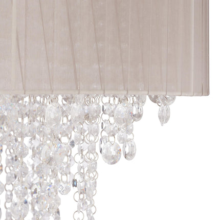 Candelabru de cristal cu abajur