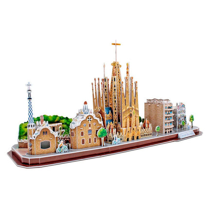 Puzzle 3D Cubicfun City Line Barcelona