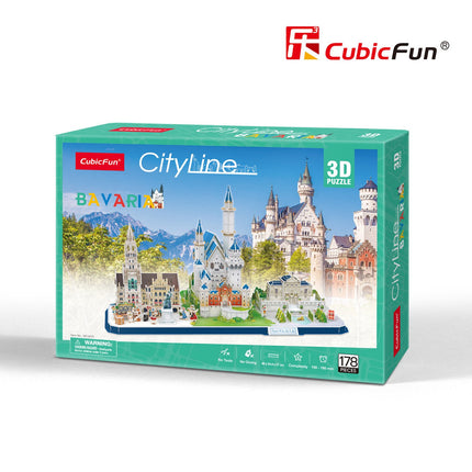 Puzzle 3D Cubicfun City Line Bavaria