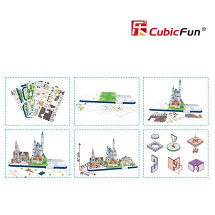 Puzzle 3D Cubicfun City Line Bavaria