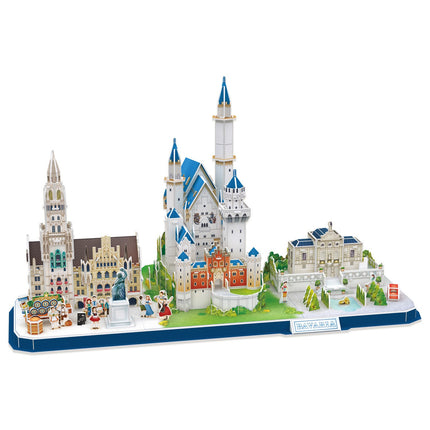 Puzzle 3D Cubicfun City Line Bavaria