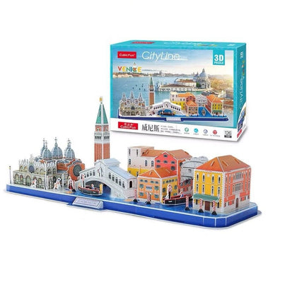 Puzzle 3D Cubicfun City Line Venice