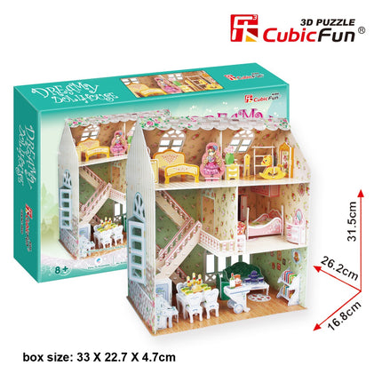 Cubicfun Puzzle 3D Casă de păpuși de vis