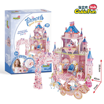 Cubicfun Puzzle 3D Prințesa Grădina Secretă