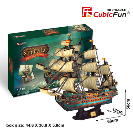Puzzle 3D Cubicfun Armada Sp.: San Felipe