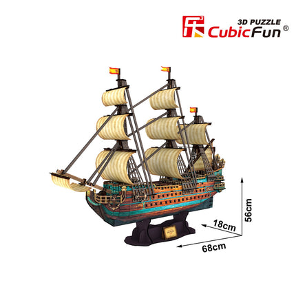 Puzzle 3D Cubicfun Armada Sp.: San Felipe