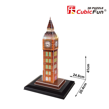 Cubicfun Puzzle 3D cu LED Big Ben