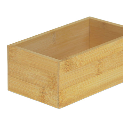 Cutie cuboidă din bambus