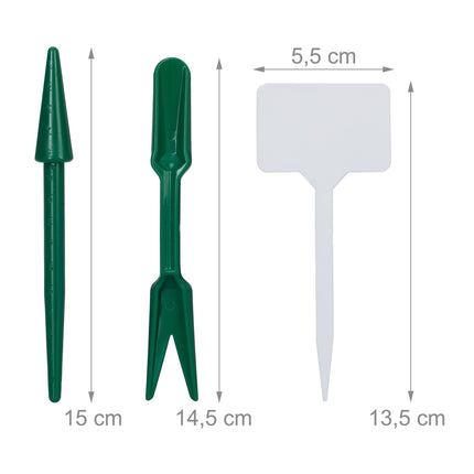 Ghiveci de cultivare, set de 96 cu accesorii