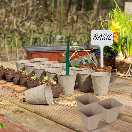 Ghiveci de cultivare, set de 96 cu accesorii
