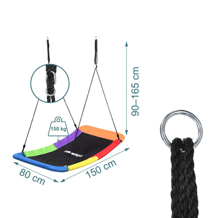 Balansoar curbat, capacitate 150 kg, înălțime reglabilă