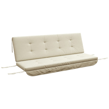 Set Perne Pentru Leagan Hollywood Perna Scaun 170 Cm, Perna Leagan, Perna Sezut, Perna De Gradina Cu Perne Spatar Si Laterale, Bej
