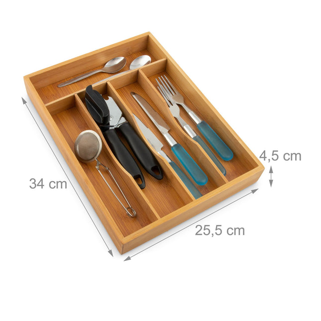 Cutie tacamuri bambus 34 x 25 x 4,5 cm