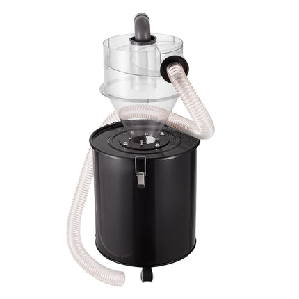 Cyclone Dust Separator, 50L Metal Tank, 4 In Hose