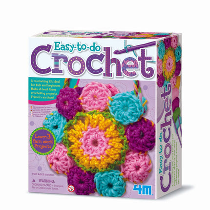 Kit de croșetat DIY pentru începători, 4M Easy Project
