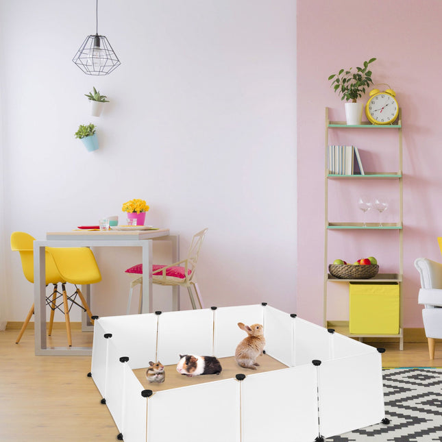 Gard de bricolaj pentru animalele libere din plastic