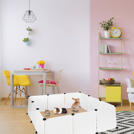 Gard de bricolaj pentru animalele libere din plastic